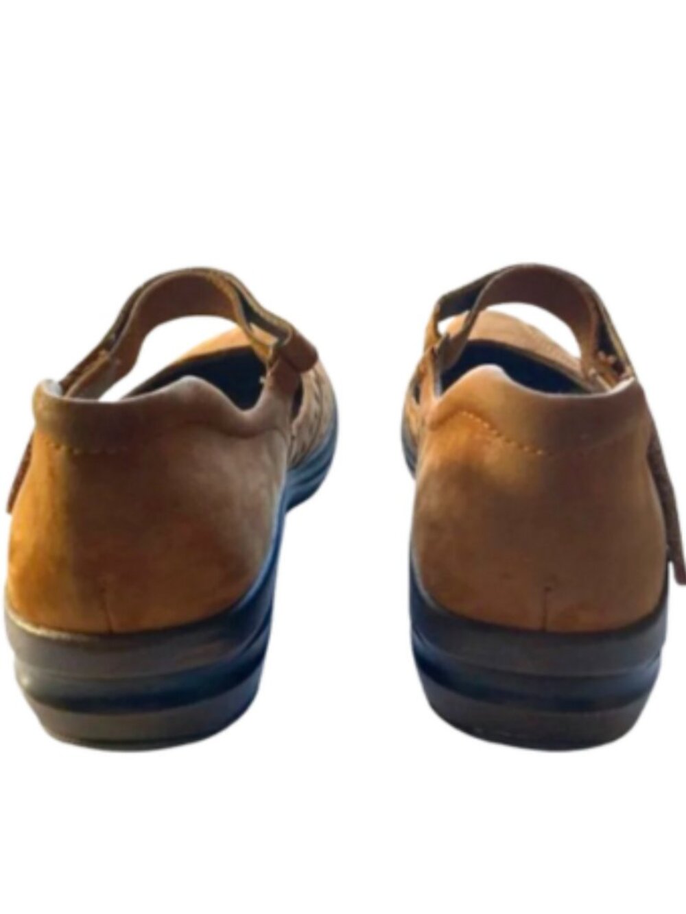 Bionica Suede Mary Jane Shoes Matia Brown No Slip Soles Comfort Insoles, sz 9 - Picture 5 of 10